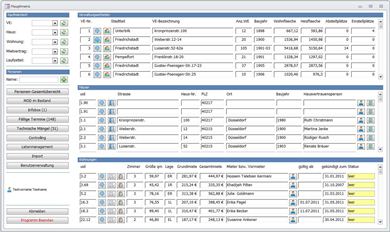 Wohnungsbau | Verwaltungssystem | Access, SQL Server, Haupt bersicht